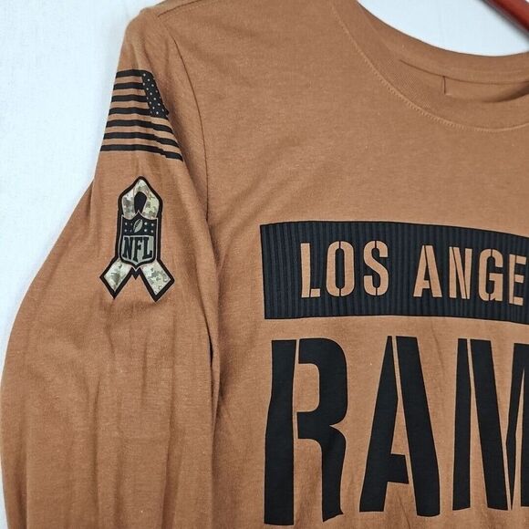 Nike Los Angeles Rams 2023 Salute To Service Long Sleeve Shirt‎ Men's Size Small - Picture 4 of 9